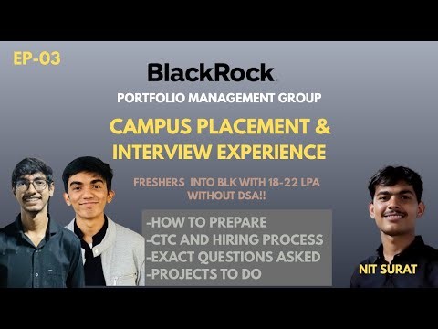 BlackRock-PMG Interview Experience 2025 | Exact Questions, Tips & Projects | Campus Insider – Arvind