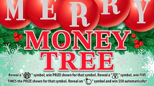 2 NJ Lottery players win big with Merry Money Tree scratch-off game