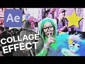 MAKE THE CRAZIEST MIXED MEDIA COLLAGE ANIMATION EFFECT - After Effects Tutorial