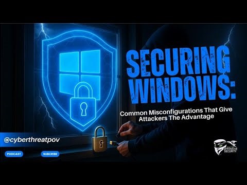 Securing Windows: Common Misconfigurations That Give Attackers The Advantage