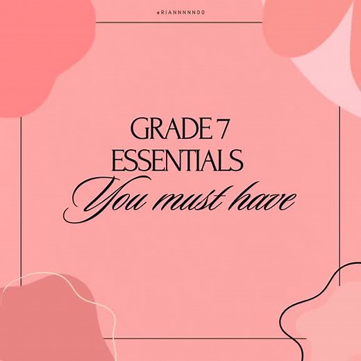 Grade 7 School Essentials You Need for Success