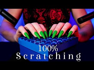ASMR Scratching for Sleep ~ SLOW & GENTLE (No Talking) 100% Tingles Sleep