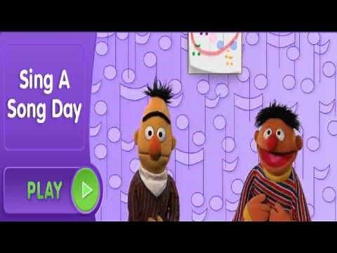 Sesame Street Sing a Song day with Bert & Ernie