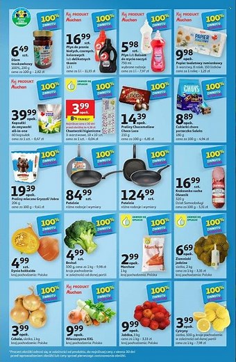 Gazetka Auchan (PL) - 14.10.2024 - 19.10.2024 - Ulotka 100% zwrotu w e-bonie 14-19.10.2024
