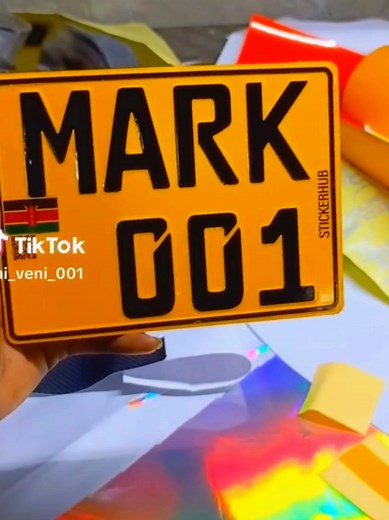 Customized Number Plates: Unique Vinyl Designs
