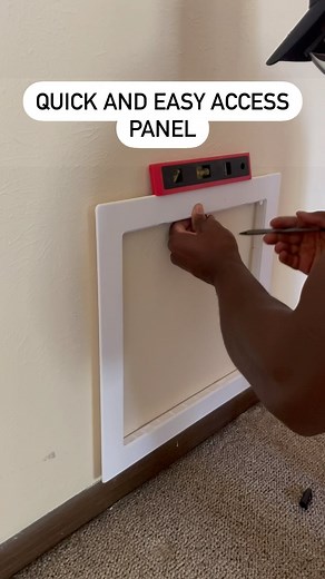 4.8K views · 24 reactions | Here’s a quick and easy access panel install. #handyman #handymanservice #handymanrepair #plumbingaccesspanel #diyrepair #diyreno #diyrenovation #diyplumbing | Zona Properties | Facebook