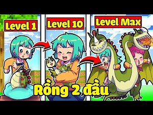 IF THE TWO-HEADED DRAGON ZIPPLEBACK HAD A LIFE IN MINECRAFT😍🐲🐉