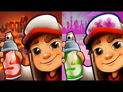 Subway Surfers : Tokyo 2019 🆚 Rome 2026 Map Comparison 