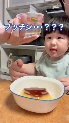 【2歳に実況】プッチン･･･しなかったねw🍮一生プリンすくえてないしwwべろがべろーんwww😝 #2歳6ヶ月 #2歳 #2歳半 #男の子 #育児 #子育て #かわいい #プリン #プッチンプリン