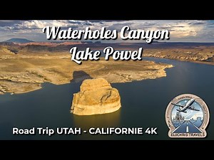Lake Powell 4K Drone: Waterholes Canyon from Above