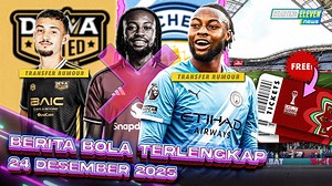Berita Bola Terlengkap Hari Rabu, 24 Desember 2025 : INFO A1! SEMENYO Pilih CITY Bukan MU 😆 GA LAKU! Tiket AFCON DIGRATISKAN 😱 IVAR ke Dewa United? 🤔 #StartingEleven #BeritaBola #BeritaBolaTerkini #BeritaBolaTerbaru --------------------------------------- --------------------------------------- Beli Kaos Bola Official Merchandise Starting Eleven! Disini ⬇️ ⬇️ ⬇️ Cek Link di Bio | Starting Eleven News