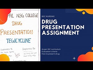 Drug presentation| Drug study|| Assignment | Bsc nursing 2nd year