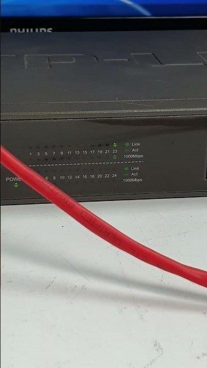 TP LINK 24 Port Gigabit Switch TL SG1024 TEST