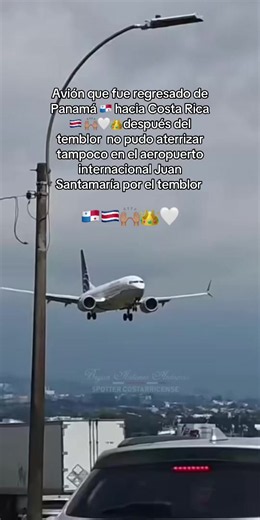 Avión de Copa Regresó a Costa Rica por Sismo y Hizo Go-Around