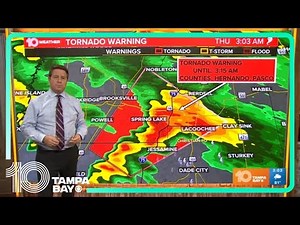 LIVE COVERAGE: Tornado warnings continue for parts of Tampa Bay area