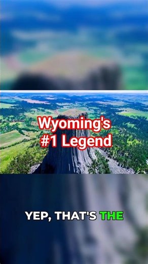 Aliens Landed HERE? Wyoming's Mystery! #wyoming #devilstower #shorts