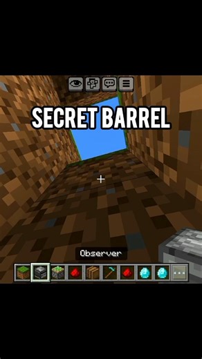 Minecraft SECRET BARREL