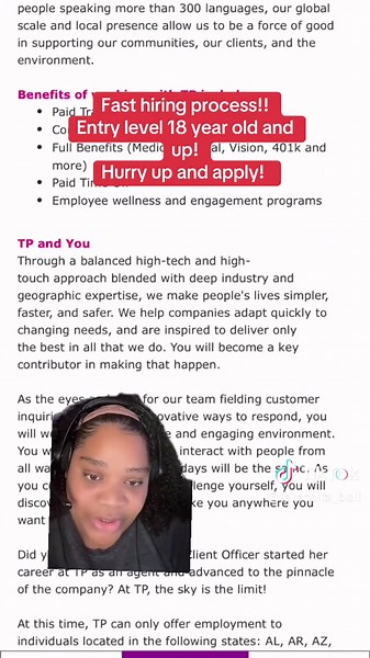 Quick Hire Work from Home Job with Teleperformance