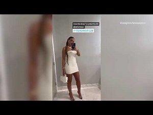 Video: Larsa Pippen in a Fashion Nova dress out dancing with Marcus