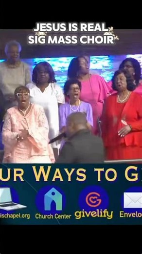 Jesus Is Real - SIG MASS Choir - Live Performance