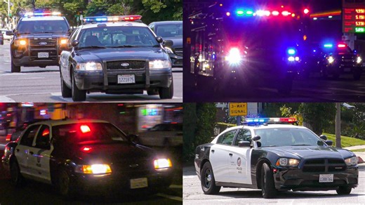 LAPD Responding Code 3 (Compilation 24)