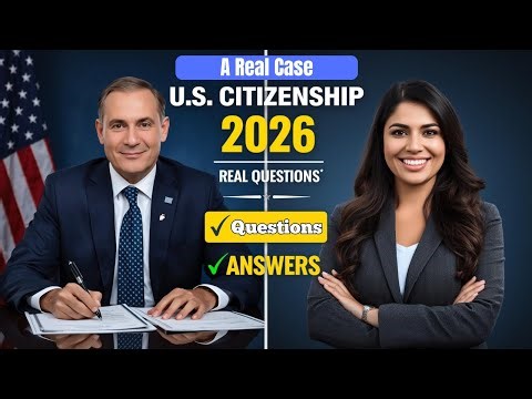 2026 U.S. Citizenship INTERVIEW | Real Applicant Interview N-400 Naturalization Interview #n400 #usa