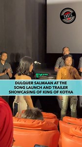 5.2K views · 39 reactions | #DulquerSalmaan, the star of #KingOfKotha, and the rest of the cast were snappedat the song and trailer launch of their film. Take a look! #zoomtv #bollywood #spotted #zoomshots #entertainment | Zoom TV | Facebook