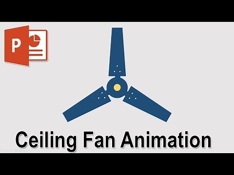 How to make an Animated Ceiling Fan Using Power Point