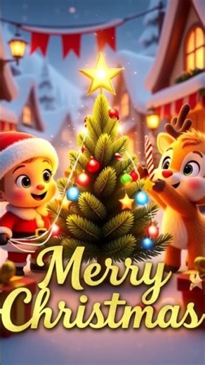 “Cute Christmas Cartoon | Baby Santa & Magical Tree | Heart Touching Xmas Story 🎅✨” #christmas #yt