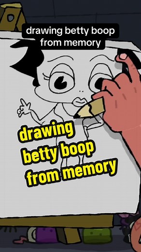 Draw Betty Boop from Memory: Step-by-Step Drawing Guide