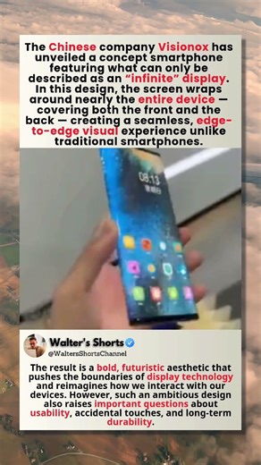 This Phone Has an “Infinite” Screen 😳📱