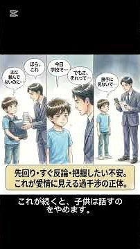 【警告】『過干渉』に気づいていない親の3つの特徴 #親子 #教育 #子育て