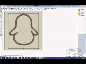 Embird editing aplique border 1