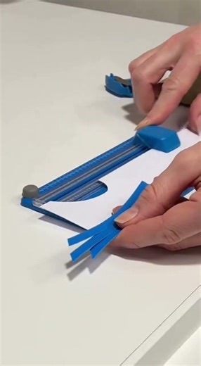 🔪DIY Mini Paper Cutter🗒️!? Cut Perfect Strips Every Time #papercrafts #diyprojects #crafting