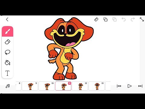 FlipaClip - DogDay dancing animation (timelapse)