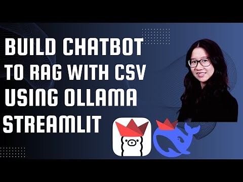Make a Customized RAG Chatbot to Talk to CSV File Using Ollama DeepSeek and Streamlit Full Tutorial