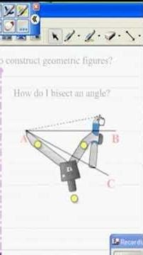 Math Lessons ~ Bisecting an Angle