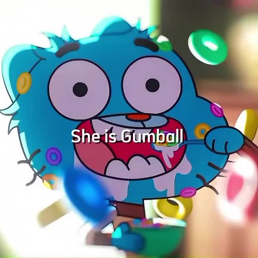 Gumball Girl: Aesthetic Tribute to Gumball