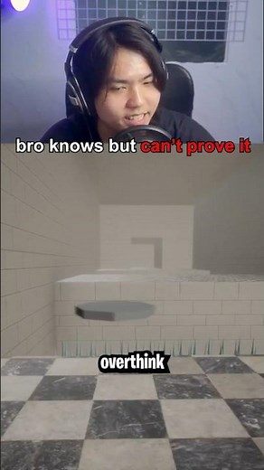 he knows but can't prove it..