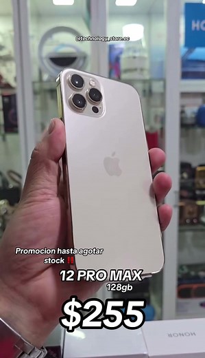📲 Vuelve de promocion hasta el 20 de Junio iPhone 12 Pro Max de 128gb en $255 ‼️incluye la caja con accesorios 📸 Que esperas para adquirir el tuyo? 📍❤️ 0989249568 ☎️ #iphone #ecuador #distribuidora #promociones #viral_video #viralvideos #localfisico #ofertas #onlinestore #servientrega #todoecuador🇪🇨 #ecuador🇪🇨 #ec