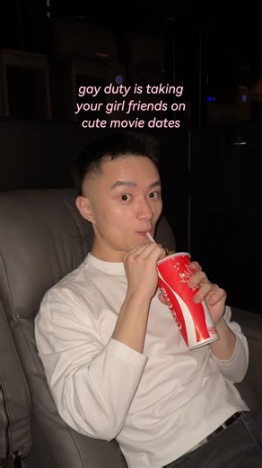 Remember to take your girl friends on movie dates! #gay #duty