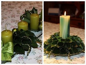 DIY Karácsonyi Asztaldíszek