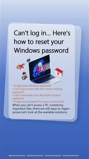 Can't log in… Here's how to reset your Windows password