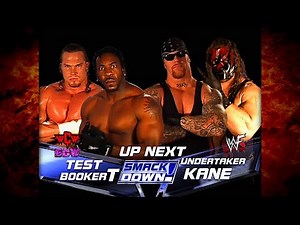 The Undertaker & Kane vs Booker T & Test 10/18/01