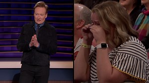 That time Conan accidentally made an audience member cry. #CONAN | Team Coco