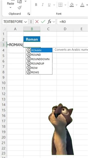 how to insert Roman numerals in Excel #shortfeed #viral #excel #exceltips