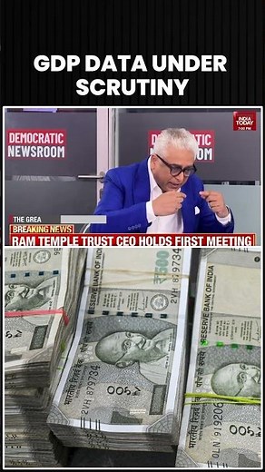 GDP Data Under Scrutiny | Democratic Newsroom Debates India’s 7.8% Growth Numbers #gdp