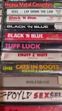 My Heavy Metal Cassette Tape collection.