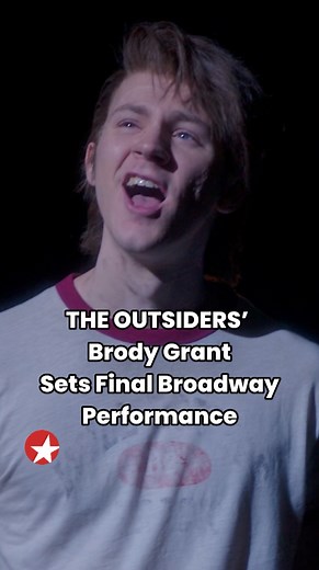 Stay gold, Ponyboy. Brody Grant, of Broadway’s THE OUTSIDERS, will play his final performance as Ponyboy Curtis September 21st in the Tony Award-winning musical. Find your seats now at Broadway.com 🎥: @outsidersmusical | Broadway.com