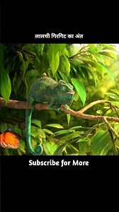 The Greedy Chameleon Who Ate the Wrong Bug #shortvideo #viralvideo